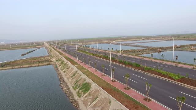 福清滨海大通道航拍3