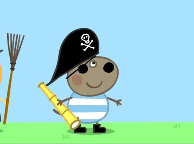 小猪佩奇第4季:丹尼装扮成海盗!