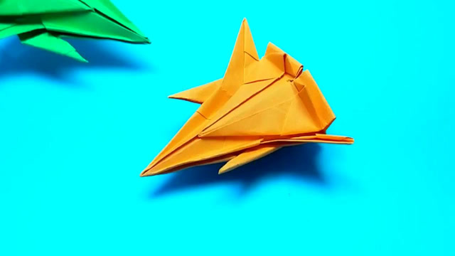 小飞船折纸图片