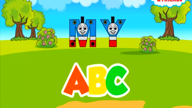托马斯小火车唱字母歌教小朋友认识abc!