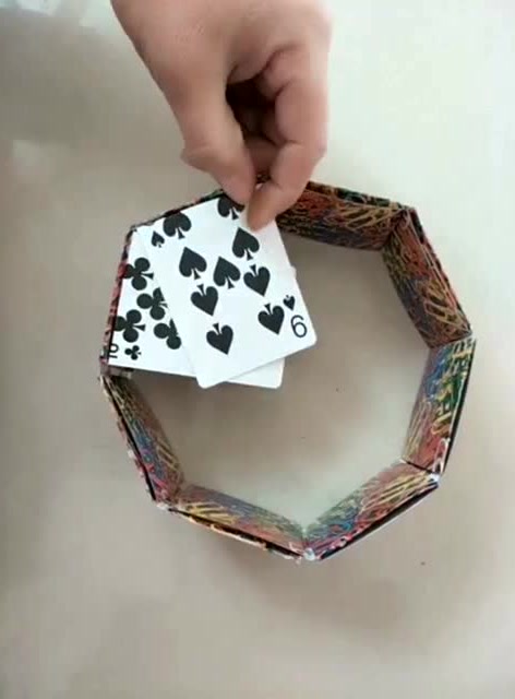 扑克牌折叠收纳盒图片