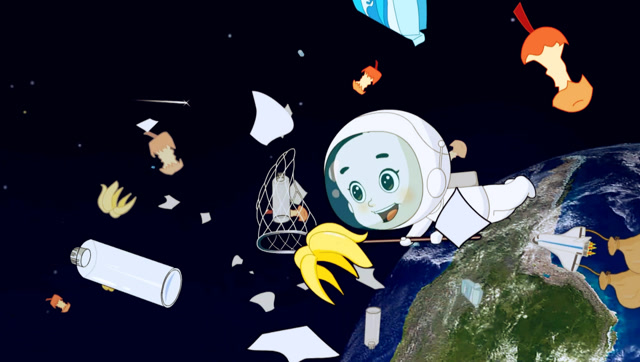 大头儿子捕捉"太空垃圾",厉害了我的哥!