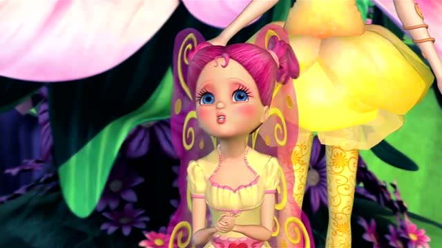 《芭比彩虹仙子之美人鱼公主》卢维娜曾是爱丽娜的手下败将!