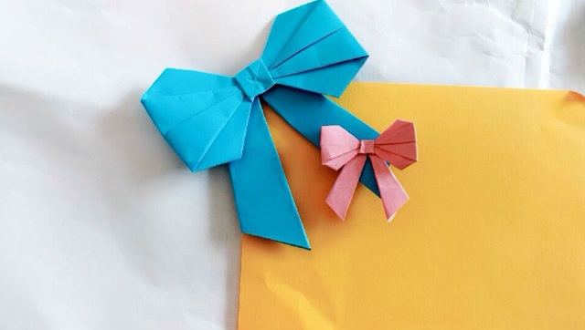 简单又实用的蝴蝶结书签,一起来装饰你的书本吧