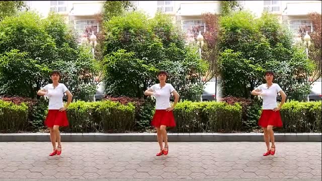 广场舞《红马鞍》简单好看,很多人喜欢!