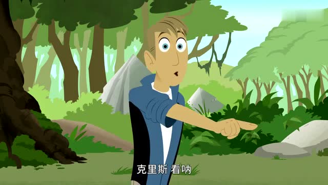 动物兄弟:马丁发现树洞里面有个小东西,走进一看是小老虎