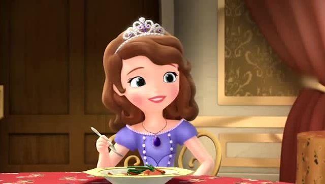 小公主苏菲亚:  大家围在一起吃饭,为什么詹姆士吃的这么少?