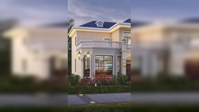 火遍了朋友圈的农村别墅在快手上能火农村自建房别墅