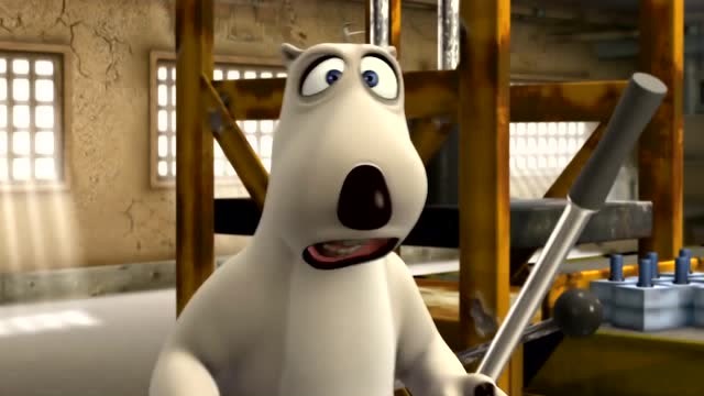 倒霉熊倒霉熊在工厂上班时打瞌睡蜥蜴老板很生气