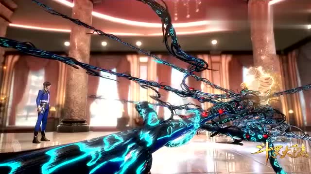 戴沐白千年魂环显威唐三被打飞