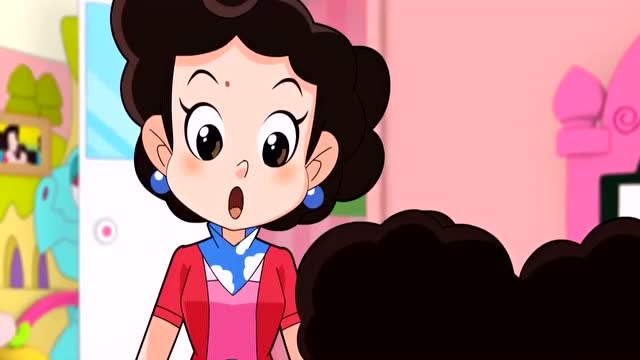 大头儿子帮云朵妈妈拧被单,被云朵妈妈夸赞了!