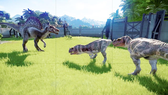 侏罗纪世界进化11 角鼻龙vs棘龙