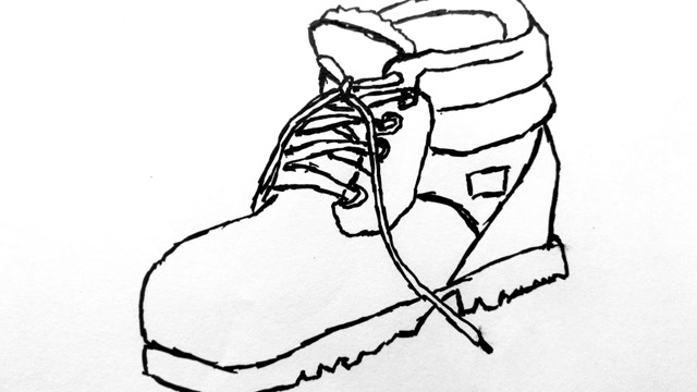 是谁穿过的破皮鞋