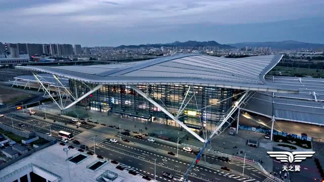 青岛北站航拍 青岛 无人机 航拍