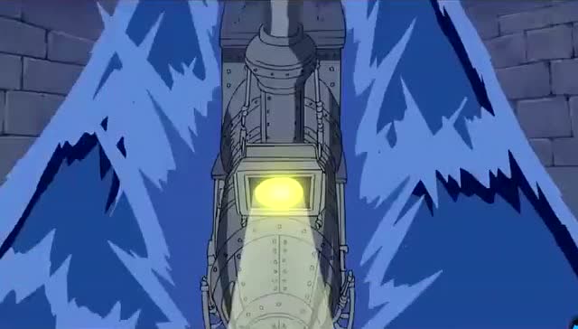 海贼王 怪兽婆婆驾驶火箭人海上列车, 路飞和弗兰奇旧部一起出发