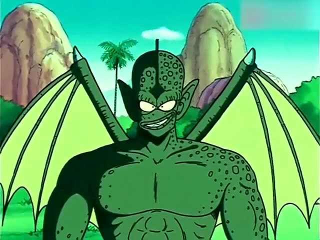 龙珠-悟空终于替秃林报仇了一招龟派气功将大魔王手下丹巴林秒杀