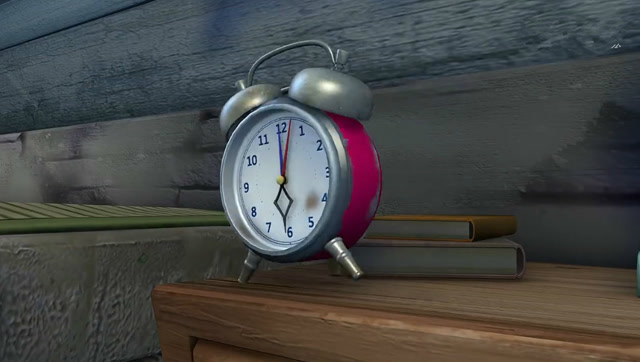 熊出没:强哥嫌弃闹钟响,把闹钟弄坏了