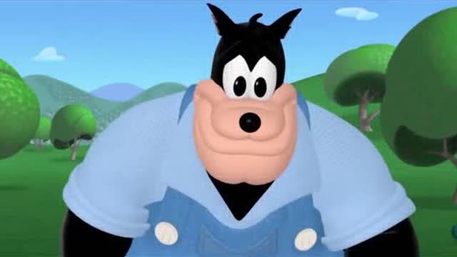 米奇妙妙屋:皮特吧米妮的行事类折成了纸飞机