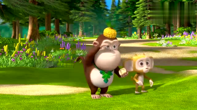 熊熊乐园 熊二号召吉吉和毛毛晒太阳才能长高,真的会实现么