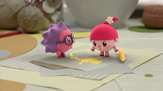 《瑞奇宝宝》妞妞这不是毛线球是什么?不可能是太阳啊!