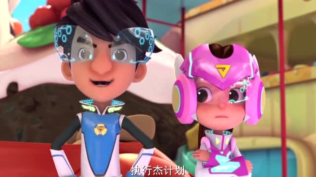 梦境守护者小美杰克及时赶到杰克引走一个绿灯怪物剩下交给小美