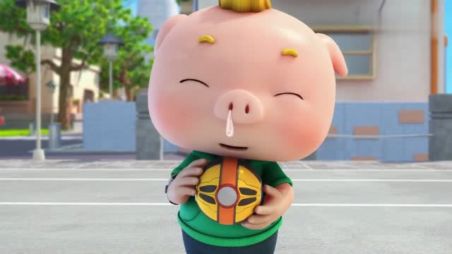 猪猪侠之竞球小英雄:小呆呆,你想吓死我呀