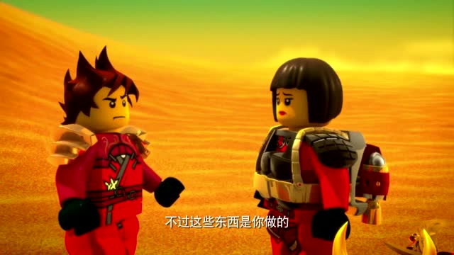 乐高幻影忍者:妮雅让凯赶快回去,只能改天再救劳埃德!
