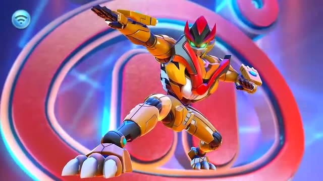 猪猪侠:猪猪侠让阿五变身铁拳虎去跟大胃星人争执.