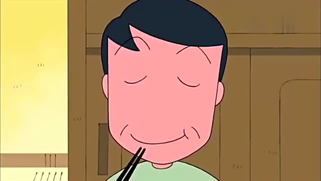 樱桃小丸子:吃到好吃的饺子,丸子感觉嫂子就像仙女那样美