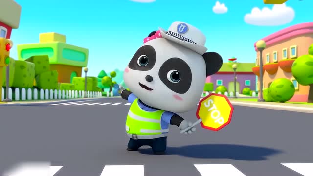 宝宝巴士:交通警察,奇奇今天是交通警察