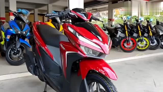 实拍2018款本田click125i踏板