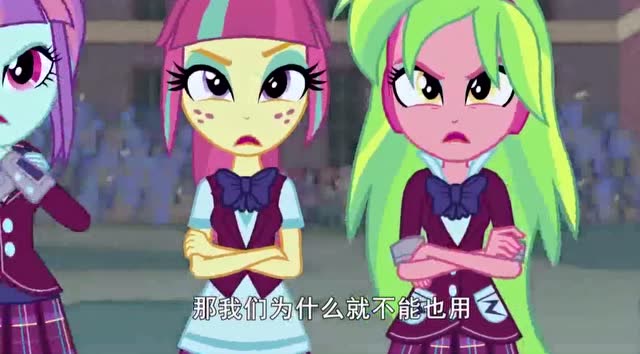 小马宝莉水晶预科学院逼迫着紫悦使用了魔法