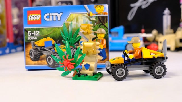 乐高搭建:乐高城市组丛林探险系列60156丛林越野车评测