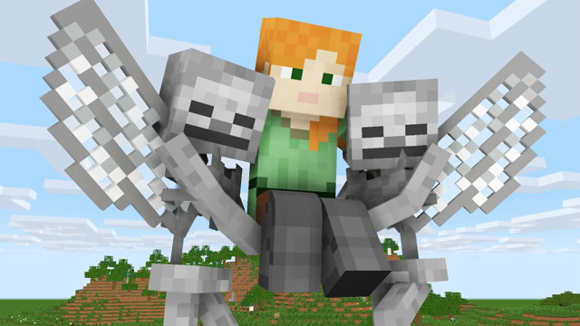 《我的世界》艾利克斯给怪物当老师,最后考试看谁不及格?