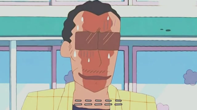 蜡笔小新:园长老大的脸,这才是笑比哭还难看!