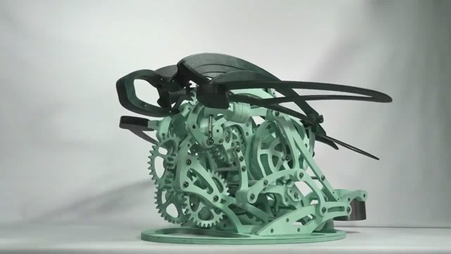 机械鸟的结构,设计精巧,很是美观!