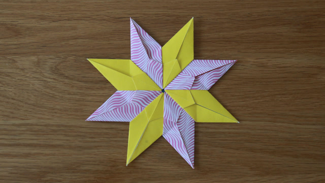 八折折纸图案图片