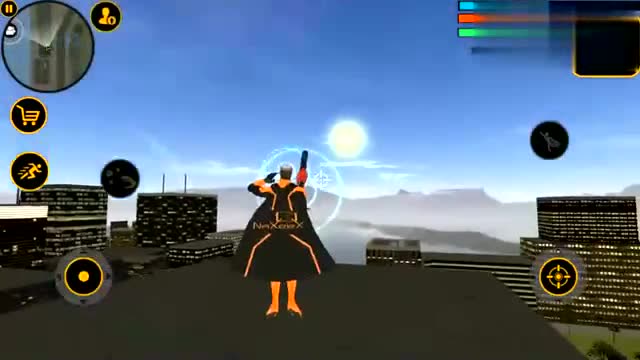 飞天超能英雄:用意念抓起摩托车飞上楼顶,骑车从楼顶飞跃河流!