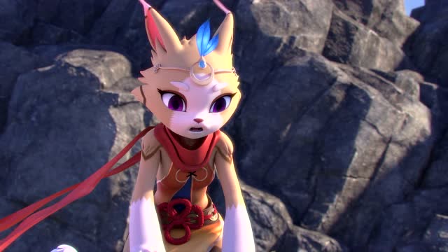 巨兵长城传:冰流不但人长得帅还会御石飞行,洗月被他迷倒!