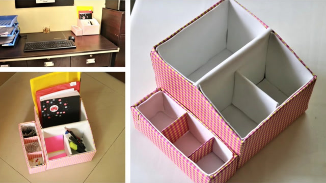 鞋盒怎样做三层收纳盒图片