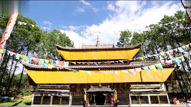 尖扎玛尼寺介绍-昂思多水转经轮