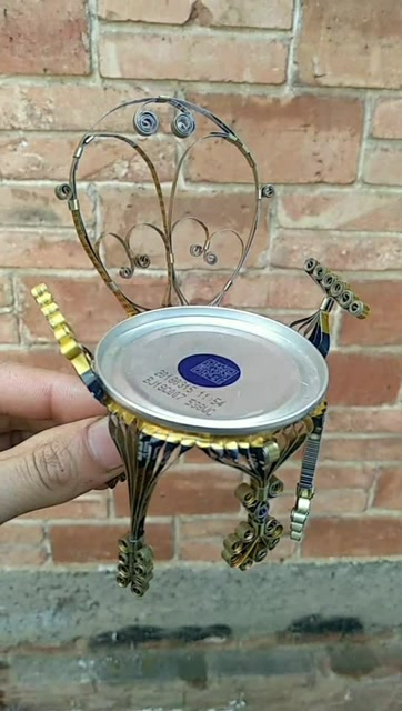 易拉罐编织,好美啊