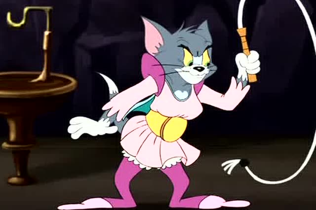 猫和老鼠:汤姆变成了女人了还穿上了女装