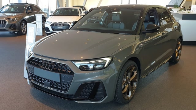 实拍2020款奥迪a1,灯光科幻无比,这轮毂帅爆了!