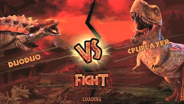 恐龙大战甲龙轻松战胜霸王龙