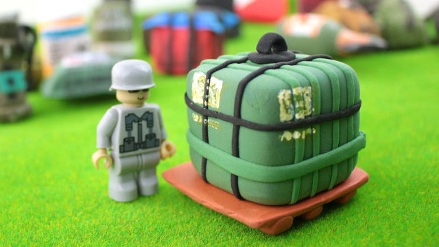 超轻黏土手工diy吃鸡游戏道具超级大空投