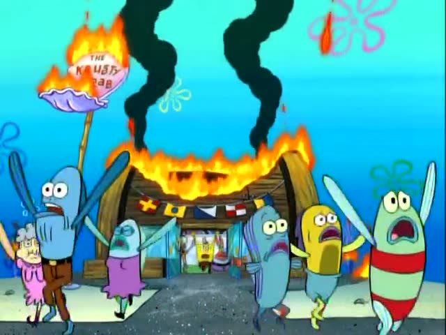 海绵宝宝: 火山爆发!