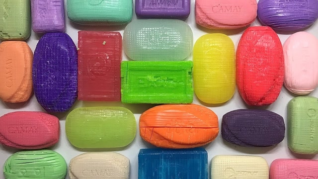 一口气刮了这么多马赛克香皂,超爽超解压!