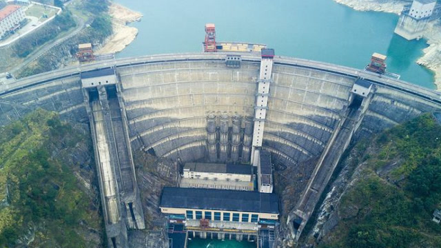 亚洲第一水库大坝建在湖南全城5分之1是移民网友罕见工程