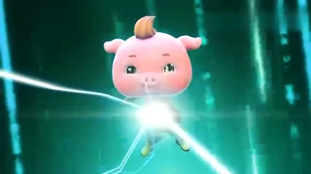 猪猪侠:小呆呆也发起了变身想要对付可恶的联盟首席打败机器人